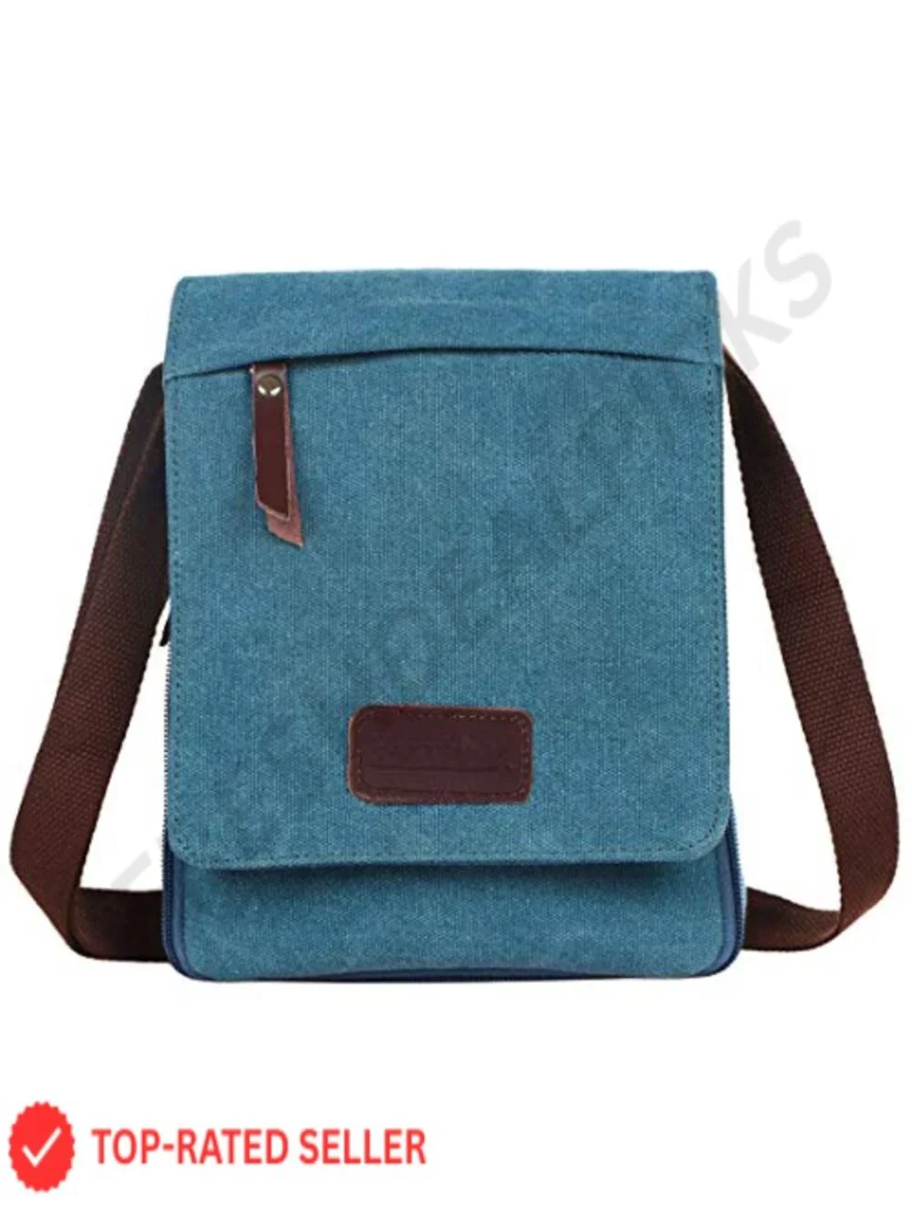 Vintage Canvas Leather Messenger Crossbody Bag Pack Organizer